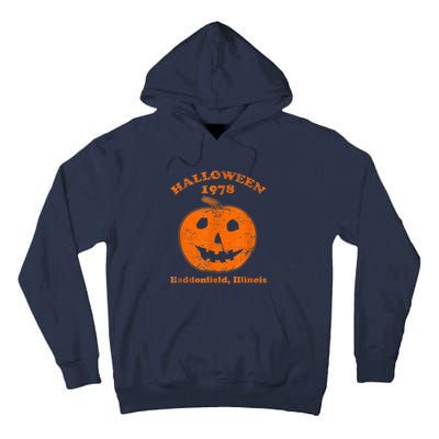 Halloween 1978 Holiday SpookyMyers Pumpkin Haddonfield Tall Hoodie