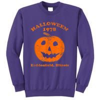 Halloween 1978 Holiday SpookyMyers Pumpkin Haddonfield Sweatshirt