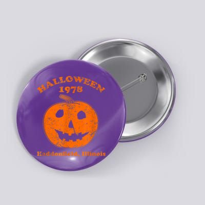 Halloween 1978 Holiday SpookyMyers Pumpkin Haddonfield Button