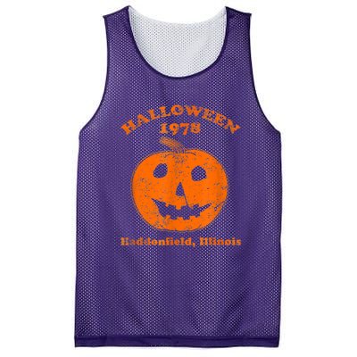 Halloween 1978 Holiday SpookyMyers Pumpkin Haddonfield Mesh Reversible Basketball Jersey Tank