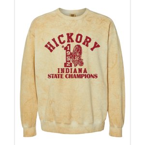 Hickory 1952 Indiana State Champions Colorblast Crewneck Sweatshirt