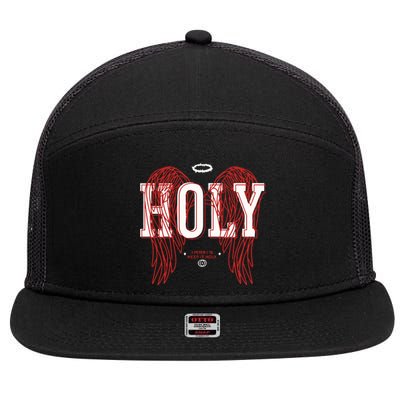 Holy 1 Peter 1 16 Keep It Holy 7 Panel Mesh Trucker Snapback Hat