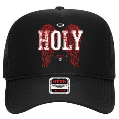 Holy 1 Peter 1 16 Keep It Holy High Crown Mesh Back Trucker Hat