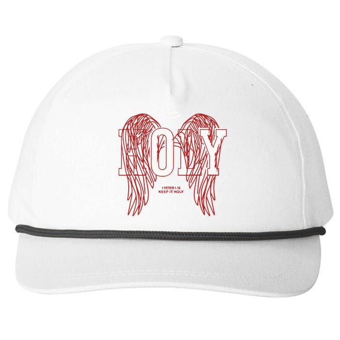 Holy 1 Peter 1 16 Keep It Holy Snapback Five-Panel Rope Hat