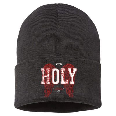 Holy 1 Peter 1 16 Keep It Holy Sustainable Knit Beanie