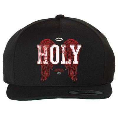 Holy 1 Peter 1 16 Keep It Holy Wool Snapback Cap