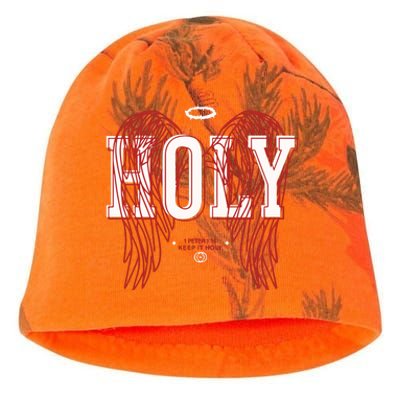 Holy 1 Peter 1 16 Keep It Holy Kati - Camo Knit Beanie