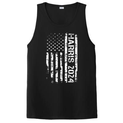 Harris 2024 American Flag Vintage Election President 2024 PosiCharge Competitor Tank