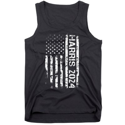 Harris 2024 American Flag Vintage Election President 2024 Tank Top