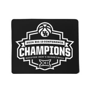 Houston 2024 Big 12 Basketball Conference Champs Mousepad