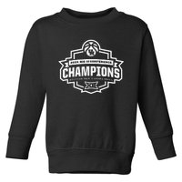 Houston 2024 Big 12 Basketball Conference Champs Toddler Sweatshirt