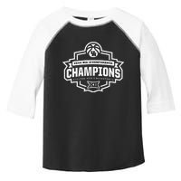 Houston 2024 Big 12 Basketball Conference Champs Toddler Fine Jersey T-Shirt