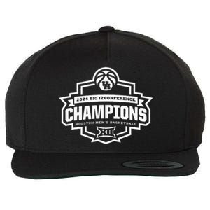 Houston 2024 Big 12 Basketball Conference Champs Wool Snapback Cap