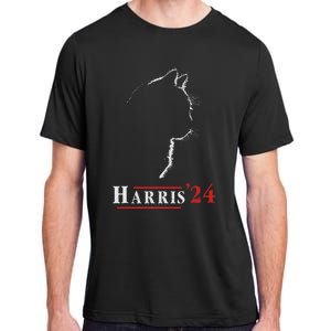 Harris 24 Childless Cat Ladies For Kamala Adult ChromaSoft Performance T-Shirt