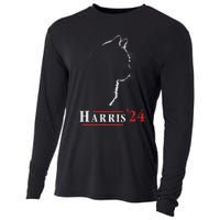 Harris 24 Childless Cat Ladies For Kamala Cooling Performance Long Sleeve Crew