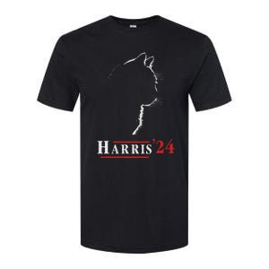 Harris 24 Childless Cat Ladies For Kamala Softstyle CVC T-Shirt