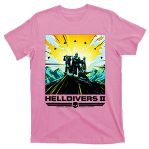 H.Elldivers 2 Colorful Sony Playstation Video Game T-Shirt