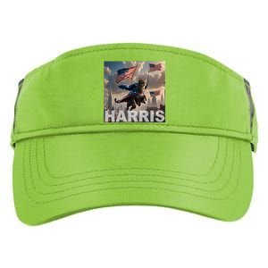 Harris 2024 Childless Cat Funny Usa Election Adult Drive Performance Visor