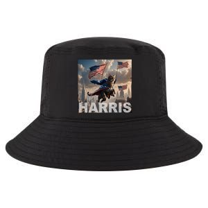 Harris 2024 Childless Cat Funny Usa Election Cool Comfort Performance Bucket Hat