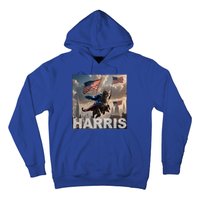 Harris 2024 Childless Cat Funny Usa Election Hoodie