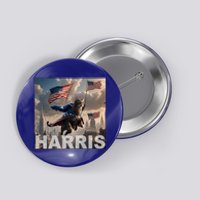 Harris 2024 Childless Cat Funny Usa Election Button