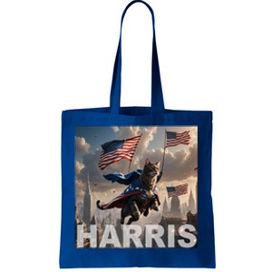 Harris 2024 Childless Cat Funny Usa Election Tote Bag