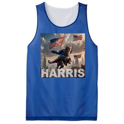 Harris 2024 Childless Cat Funny Usa Election Mesh Reversible Basketball Jersey Tank