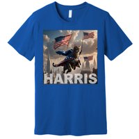 Harris 2024 Childless Cat Funny Usa Election Premium T-Shirt