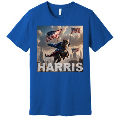 Harris 2024 Childless Cat Funny Usa Election Premium T-Shirt