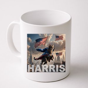 Harris 2024 Childless Cat Funny Usa Election Coffee Mug