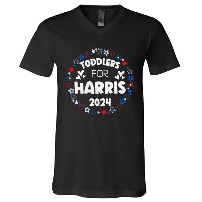 Harris 2024 Cute Love Kamala Harris Gift V-Neck T-Shirt