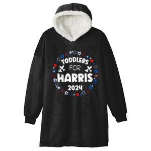 Harris 2024 Cute Love Kamala Harris Gift Hooded Wearable Blanket