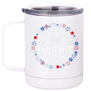 Harris 2024 Cute Love Kamala Harris Gift 12 oz Stainless Steel Tumbler Cup