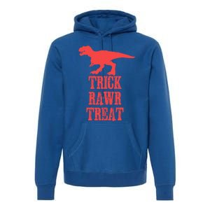 Halloween 2020 Costume Trick Rawr Treat Gift Premium Hoodie