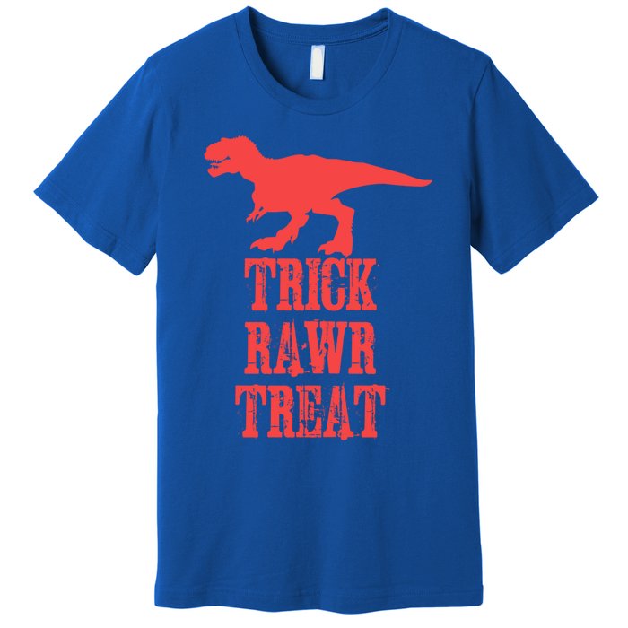 Halloween 2020 Costume Trick Rawr Treat Gift Premium T-Shirt