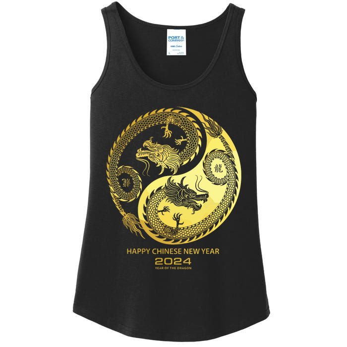 Happy 2024 Chinese New Year 2024 Year Of The Dragon 2024 Ladies Essential Tank