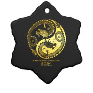 Happy 2024 Chinese New Year 2024 Year Of The Dragon 2024 Ceramic Star Ornament