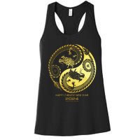 Happy 2024 Chinese New Year 2024 Year Of The Dragon 2024 Women's Racerback Tank