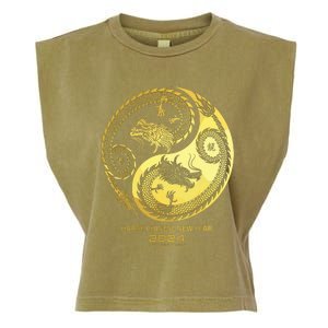 Happy 2024 Chinese New Year 2024 Year Of The Dragon 2024 Garment-Dyed Women's Muscle Tee