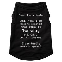 Happy 2s Day Twosday Tuesday 2 22 22 Feb 22nd Twosday Doggie Tank