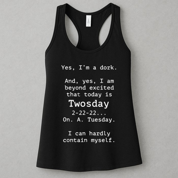 Happy 2s Day Twosday Tuesday 2 22 22 Feb 22nd Twosday Womens Tank Top