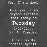 Happy 2s Day Twosday Tuesday 2 22 22 Feb 22nd Twosday Vector Backpack