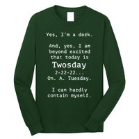 Happy 2s Day Twosday Tuesday 2 22 22 Feb 22nd Twosday Long Sleeve Shirt