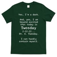 Happy 2s Day Twosday Tuesday 2 22 22 Feb 22nd Twosday T-Shirt