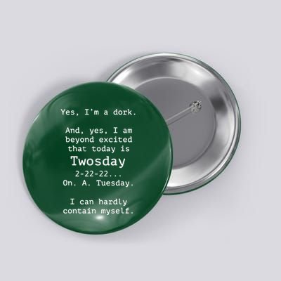 Happy 2s Day Twosday Tuesday 2 22 22 Feb 22nd Twosday Button