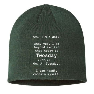Happy 2s Day Twosday Tuesday 2 22 22 Feb 22nd Twosday Sustainable Beanie