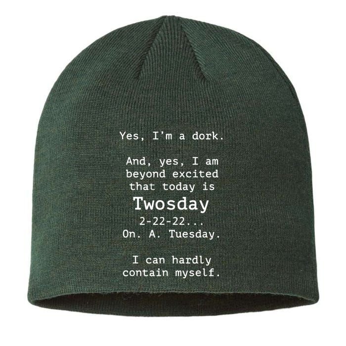 Happy 2s Day Twosday Tuesday 2 22 22 Feb 22nd Twosday Sustainable Beanie