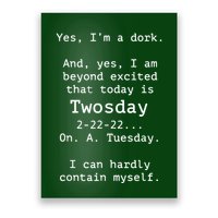 Happy 2s Day Twosday Tuesday 2 22 22 Feb 22nd Twosday Poster