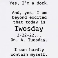 Happy 2s Day Twosday Tuesday 2 22 22 Feb 22nd Twosday Garment-Dyed Sweatshirt