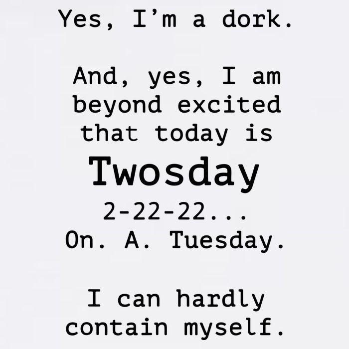 Happy 2s Day Twosday Tuesday 2 22 22 Feb 22nd Twosday Garment-Dyed Sweatshirt